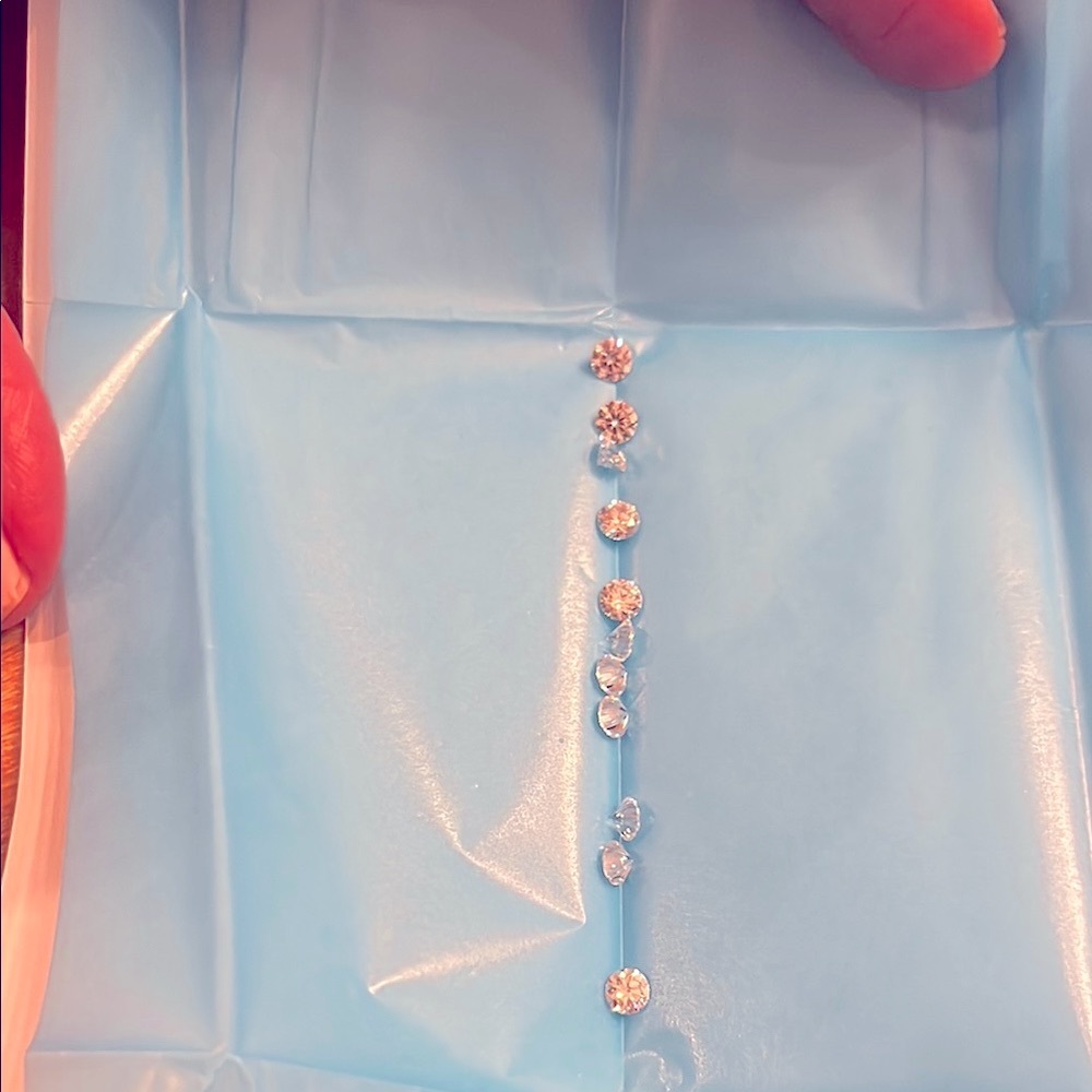 Loose round brilliant 3.02 ct ideal cut lab diamonds G color VS clarity.